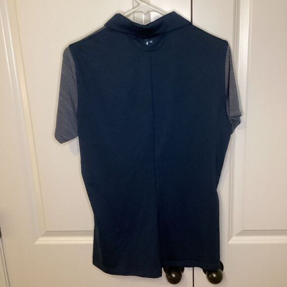 EUC ladies Under Armour Drifit Polo large navy blue‎ - Picture 4 of 4